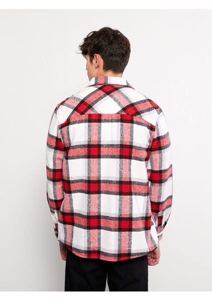 Yeni Sezon Regular Fit Uzun Kollu Ekose Erkek Gömlek Ceket indirimleri