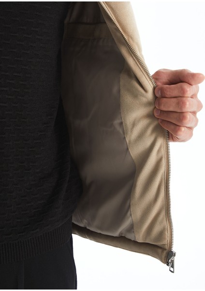 Yeni Sezon Slim Fit Dik Yaka Erkek Şişme Yelek fırsatları