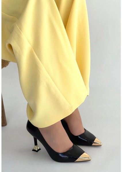 Lvsqvr Artem Siyah Rugan Topuklu Ayakkabı (Numara: 38) modelleri