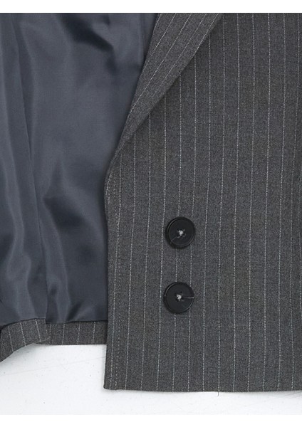 Yeni Sezon Çizgili Kız Çocuk Blazer Ceket modelleri