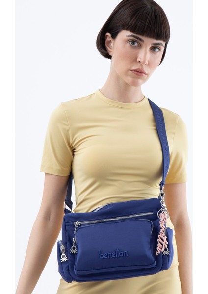 Benetton Kadın Kol Çantası Lacivert BNT1496