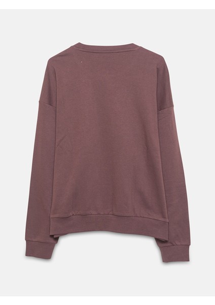 Yeni Sezon Standart Kalıp Bisiklet Yaka Baskılı Erkek Kalınsweatshirt fiyatları