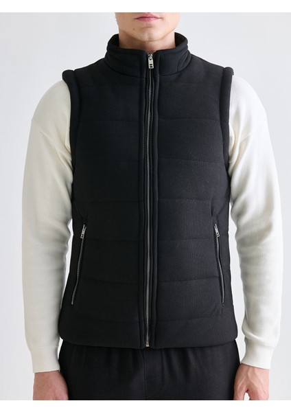 Yeni Sezon Slim Fit Dik Yaka Erkek Şişme Yelek modelleri