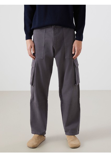 Yeni Sezon Rahat Kalıp Gabardin Erkek Kargo Pantolon fiyatları