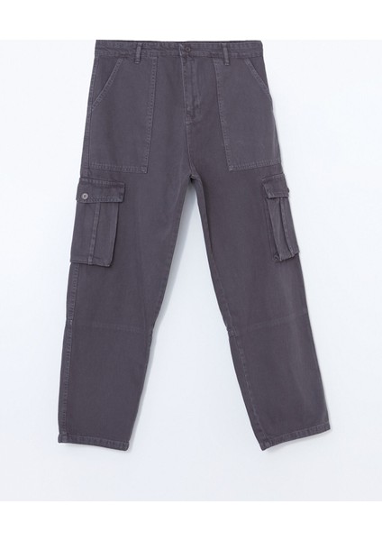 Yeni Sezon Rahat Kalıp Gabardin Erkek Kargo Pantolon indirimleri