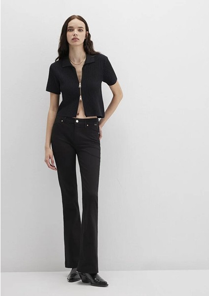 Kadın Sydney Gold Premium Derin Siyah Jean Kot Pantolon M1081191053