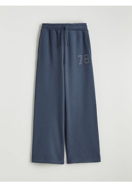 Yeni Sezon Beli Lastikli Kız Çocuk Eşofman Altı