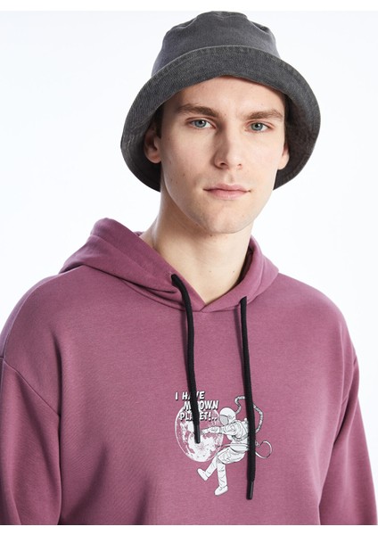 Yeni Sezon Uzun Kollu Baskılı Erkek Kalın Hoodie fiyatları