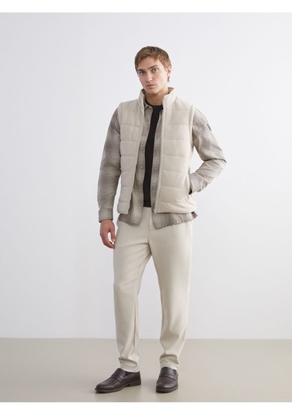 Yeni Sezon Slim Fit Dik Yaka Erkek Şişme Yelek fiyatları