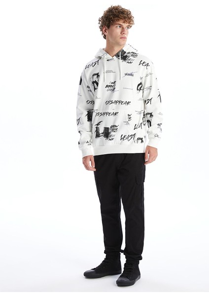 Yeni Sezon Uzun Kollu Baskılı Erkek Kalın Hoodie fiyatları