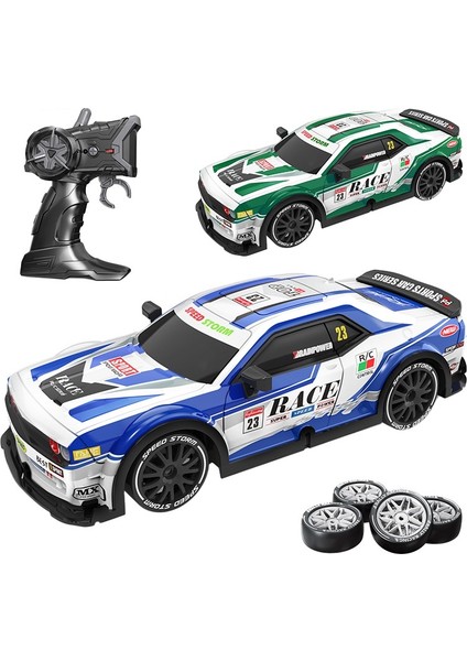 Full Fonksiyon LED Işıklı Gövde 1:20 Rc Drift Araba Şarjlı Uzaktan Kumandalı Yarış Arabası modelleri