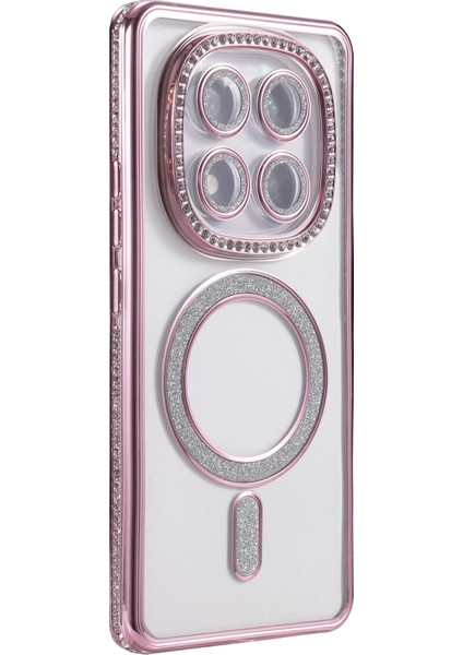 Lvsqvr Newface Xiaomi Redmi Note 14 Pro 5g Joke Simli Magneticsafe Kılıf - Pembe modelleri