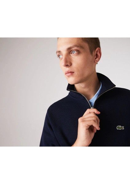 Erkek Regular Fit Yarım Fermuar Sweatshirt modelleri