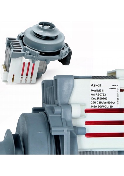 Hotpoint-Ariston Indesit Bulaşık Makinesi Yıkama Motoru - C00303737