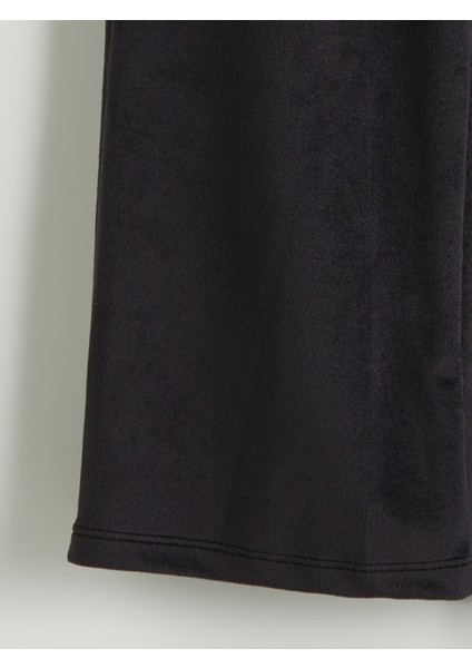 Yeni Sezon Beli Lastikli Kız Çocuk Kadife Eşofman Altı fiyatları