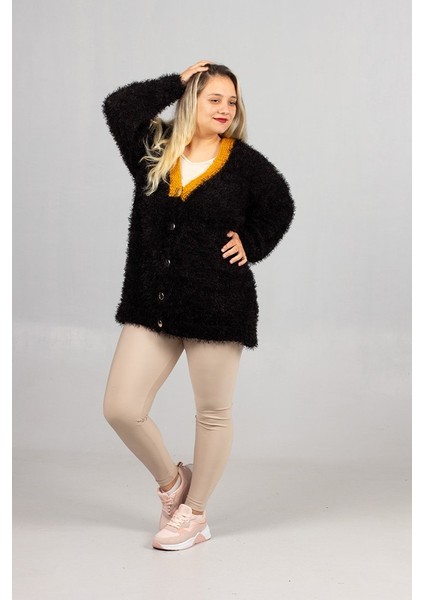 Sakallı Triko Oversize Hırka – Yumuşacık Doku, Rahat Oversize Kalıp, Şık Kış Stili modelleri