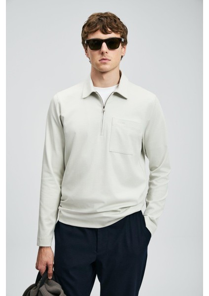 Erkek Lucas Polo Sweatshirt 112040043