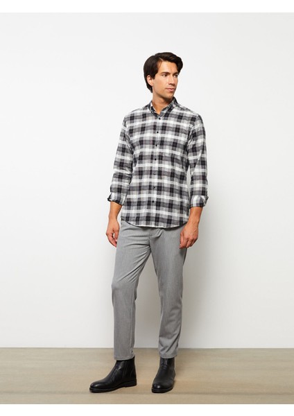 Yeni Sezon Regular Fit Uzun Kollu Ekose Erkek Gömlek fiyatları