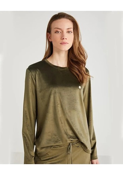 Uzun Kol Yumuşak Dokulu Kadın Kadife Pijama Takım 9711 fiyatları