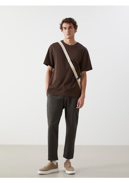 Yeni Sezon Rahat Kalıp Armürlü Erkek Pantolon