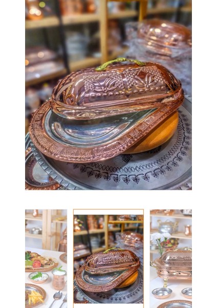 Muhteşem Bakır Sunum Seti 60CM modelleri