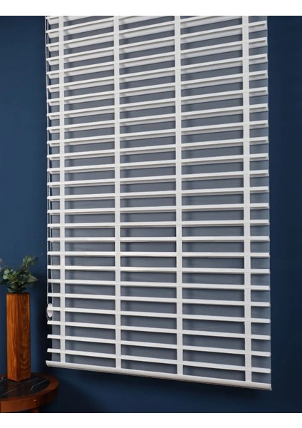 Picasso Shadow Silüet Kumaş Jaluzi Store Perde, Alüminyum Kasalı Yüksek Kaliteli - Krem 5464XSHADOW indirimleri