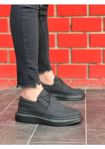 Nrtmsa KB-042 Kuback Bağcıklı Kömür Günlük Erkek Ayakkabı Siyah (Numara: 44)