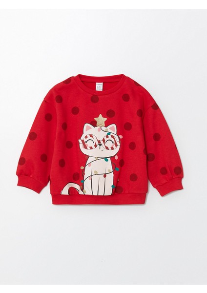 Yeni Sezon Bisiklet Yaka Kalın Kız Bebek Sweatshirt modelleri