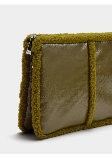 Kürk Efekt Kenarlı Çapraz Çanta fiyatları