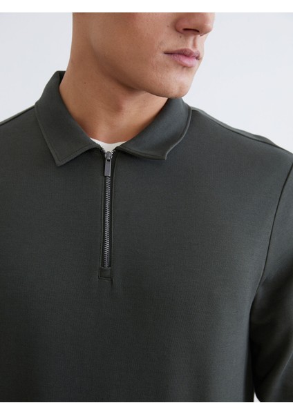 Yeni Sezon Polo Yaka Erkek Sweatshirt modelleri