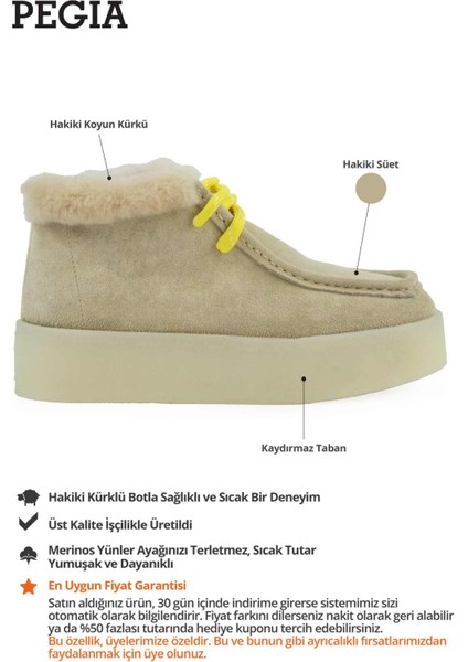 Kadın Hakiki Süet Bot 191357 fiyatları