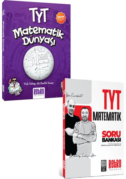 2026 Model Tyt Matematik Dünyası Soru Bankası 2li Set Retro Yayınları
