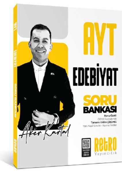 2026 Yks Ayt Edebiyat Soru Bankası Tamamı Video Çözümlü Retro Yayıncılık