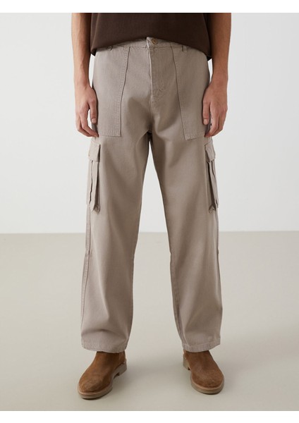 Yeni Sezon Rahat Kalıp Gabardin Erkek Kargo Pantolon fiyatları