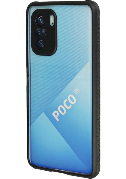 Xiaomi Poco F3 Kılıf Miami Şeffaf Silikon - Siyah modelleri