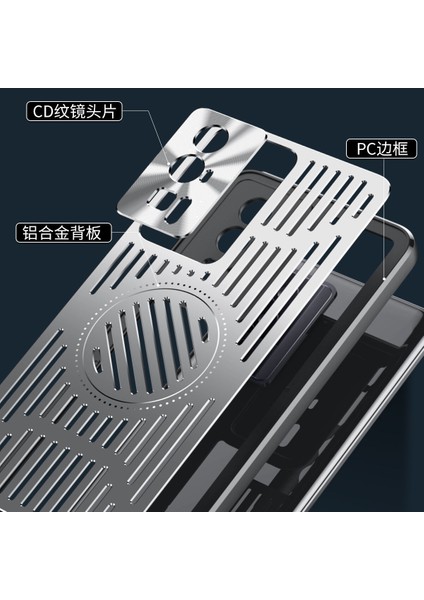 Xiaomi Redmi K60 Kılıfı, Manyetik Metal Isı Dağıtıcı Koruyucu Kılıf-Siyah (Yurt Dışından) fiyatları