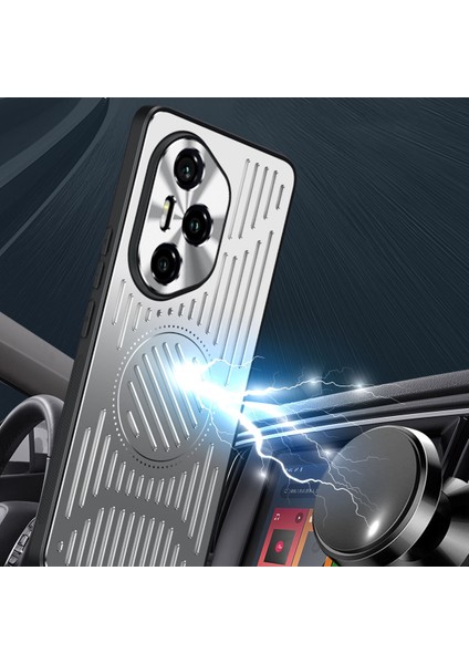 Honor 300 Kılıfı, Manyetik Metal Isı Dağıtıcı Koruyucu Kılıf-Siyah (Yurt Dışından) fırsatları