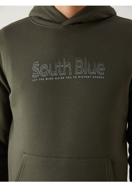 Yeni Sezon Uzun Kollu Baskılı Erkek Kalın Hoodie modelleri