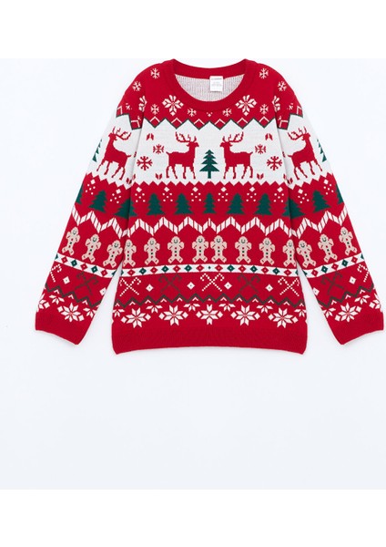 Yeni Sezon Yılbaşı Temalı Erkek Çocuk Kazak