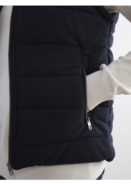 Yeni Sezon Slim Fit Dik Yaka Erkek Şişme Yelek modelleri