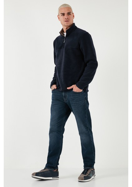 Slim Fit Anti-Pilling Tüylenme Yapmayan Bato Yaka Kışlık Şardonlu Polar Erkek Polar 5906001 fiyatları