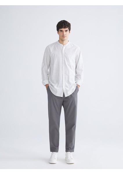 Yeni Sezon Standart Kalıp Gabardin Erkek Pantolon