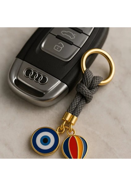 Renkli Balon & Nazar Boncuğu Şans Anahtarliği modelleri