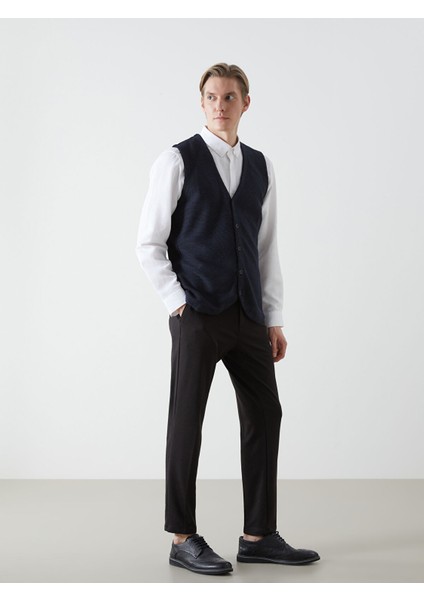 Yeni Sezon Standart Kalıp V Yaka Erkek Triko Yelek fiyatları