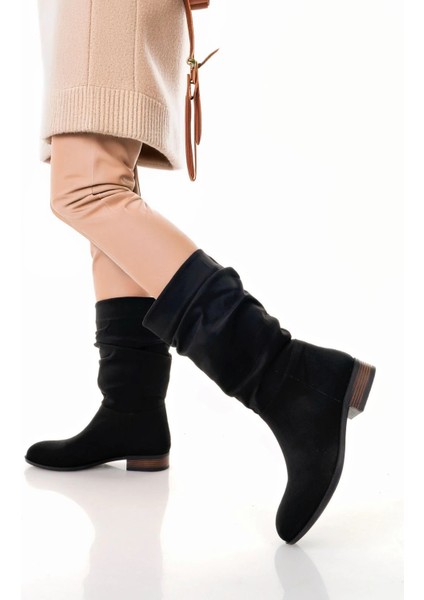 Nrtmsa Plod Siyah Süet Çizme (Numara: 37)