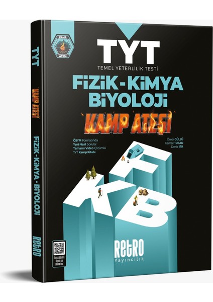 2026 Tyt Sayısal Kamp Ateşi Soru Bankası Fizik Kimya Biyoloji Fkb Retro Yayınları