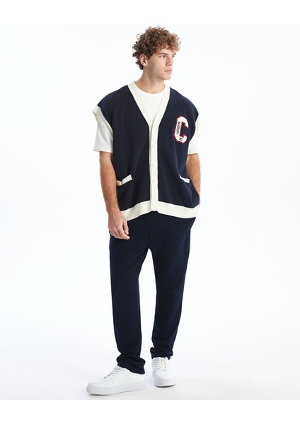 Yeni Sezon Rahat Kalıp V Yaka Erkek Triko Yelek fiyatları