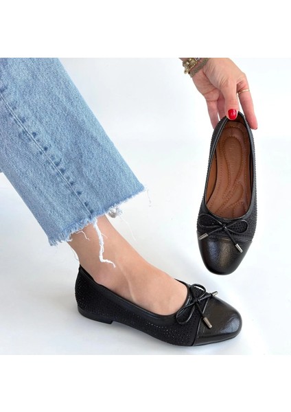 Nrtmsa Etya Siyah Cilt Babet Ayakkabı (Numara: 36) fırsatları