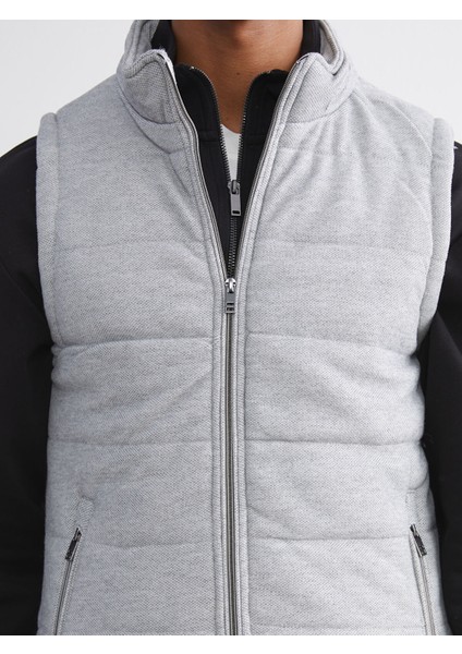 Yeni Sezon Slim Fit Dik Yaka Erkek Şişme Yelek modelleri