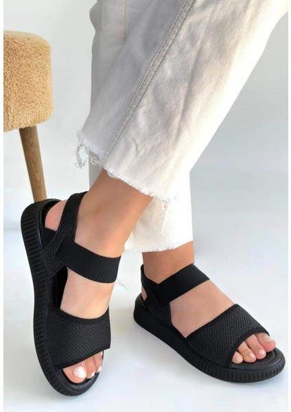 Nrtmsa Jake Siyah Hasır Cilt Sandalet (Numara: 36) modelleri